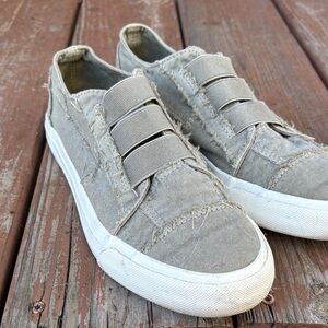 Women's Distressed Slip-On Sneakers